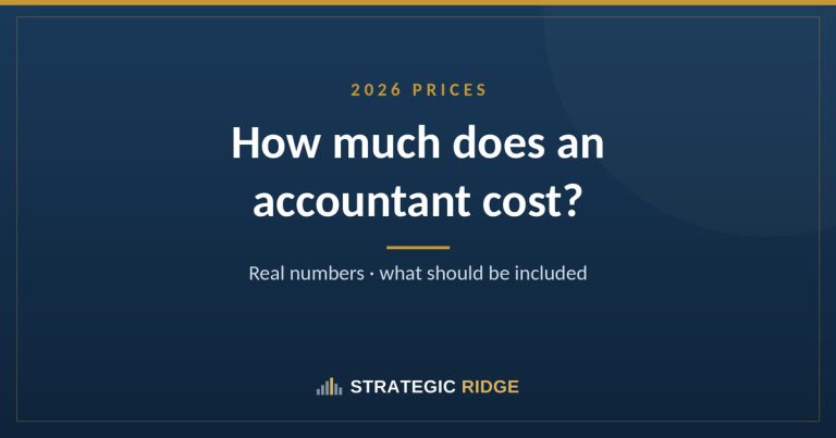 How much does an accountant cost in the UK? 2026 prices