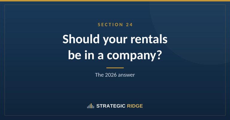 Section 24 in 2026: should your rental properties be in a limited company?
