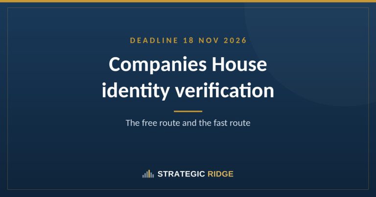 Companies House identity verification: the deadline, the free route and the fast route
