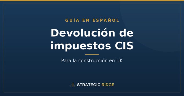 Devolución de impuestos CIS para trabajadores de la construcción en UK