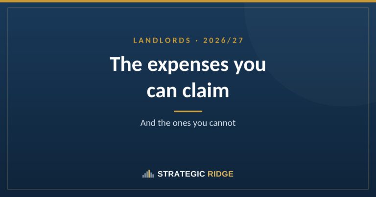 Landlord expenses you can claim in 2026/27 (and the ones you cannot)