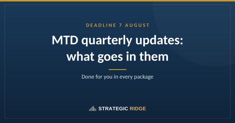 MTD quarterly updates: what actually goes in them (first deadline 7 August)